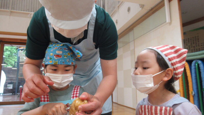 道組　ピーラーの練習