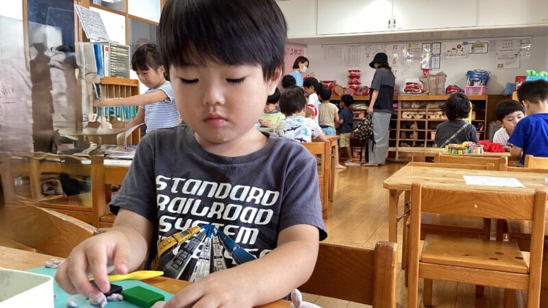 登園してからの様子